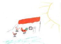 la ruine et les poules